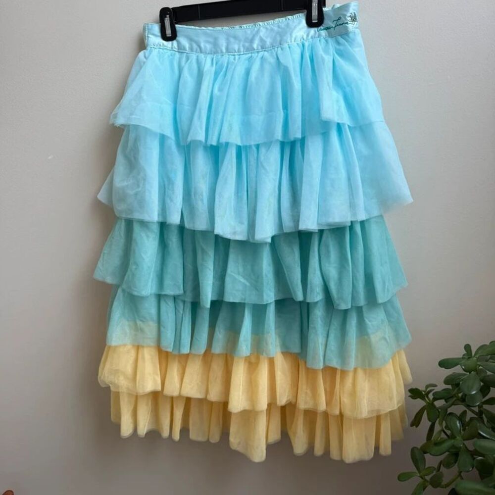 Disney Parks Tiana Tulle Skirt by Color Me Courtney Ruffle Size L